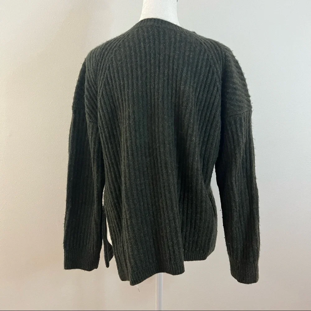 VINCE Side Split Ribbed Sweater - Picture 9 of 10